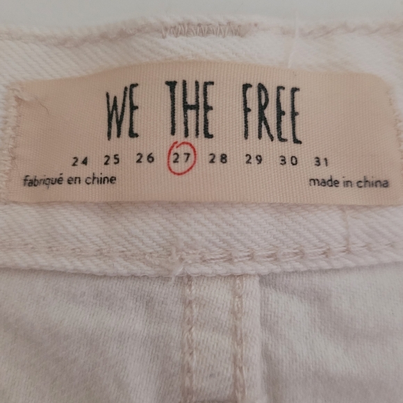 We the Free Distressed Grommet Denim Shorts Size 27 - Picture 12 of 16